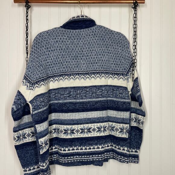 Tiara International Ugly Christmas Cardigan Sweater Full Zip Snowman Size XL - Picture 2 of 5